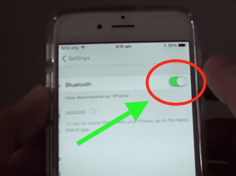 toggle off bluetooth to pair airpods